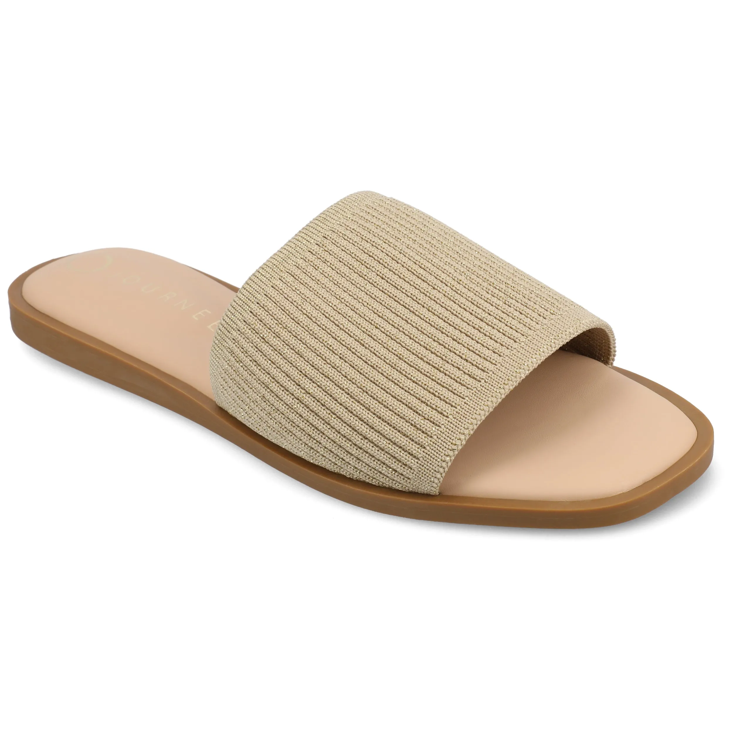 Journee Women's Prisilla Medium and Wide Width Flat Sandals