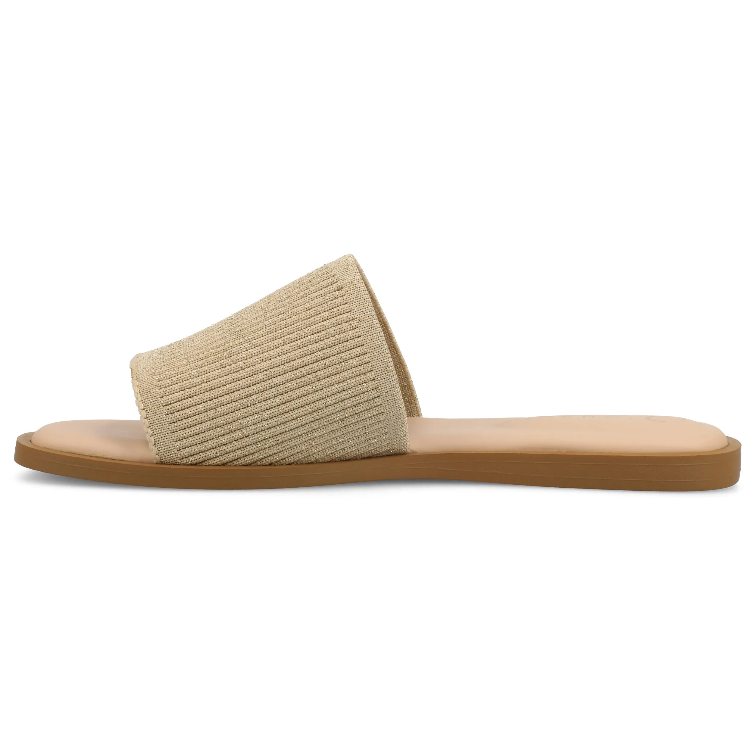Journee Women's Prisilla Medium and Wide Width Flat Sandals
