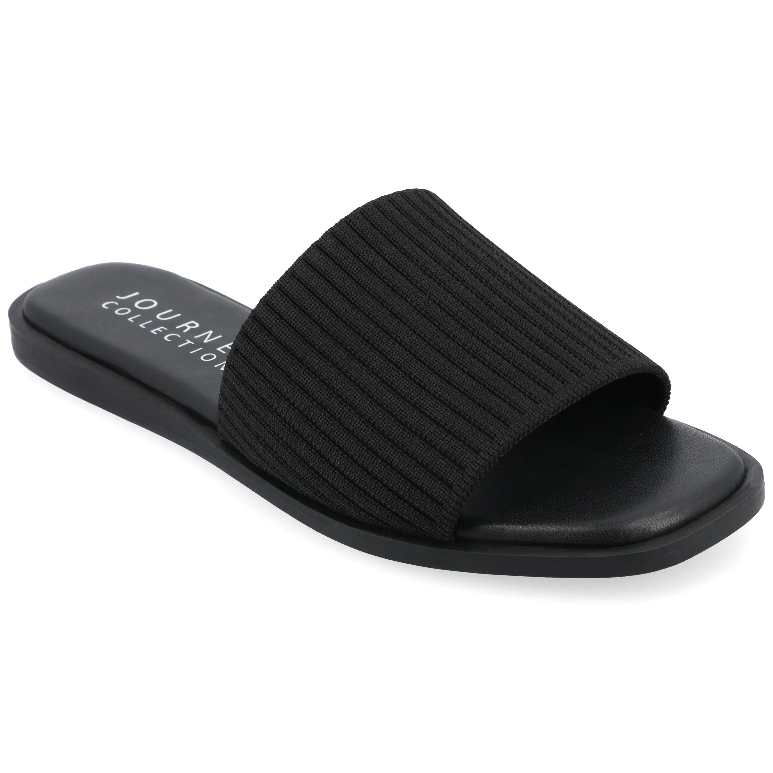 Journee Women's Prisilla Medium and Wide Width Flat Sandals