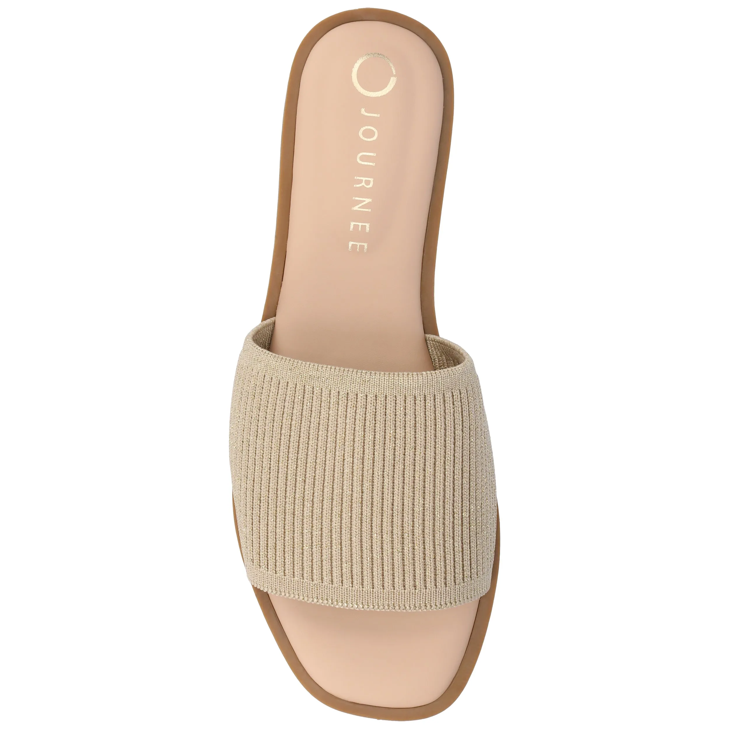 Journee Women's Prisilla Medium and Wide Width Flat Sandals