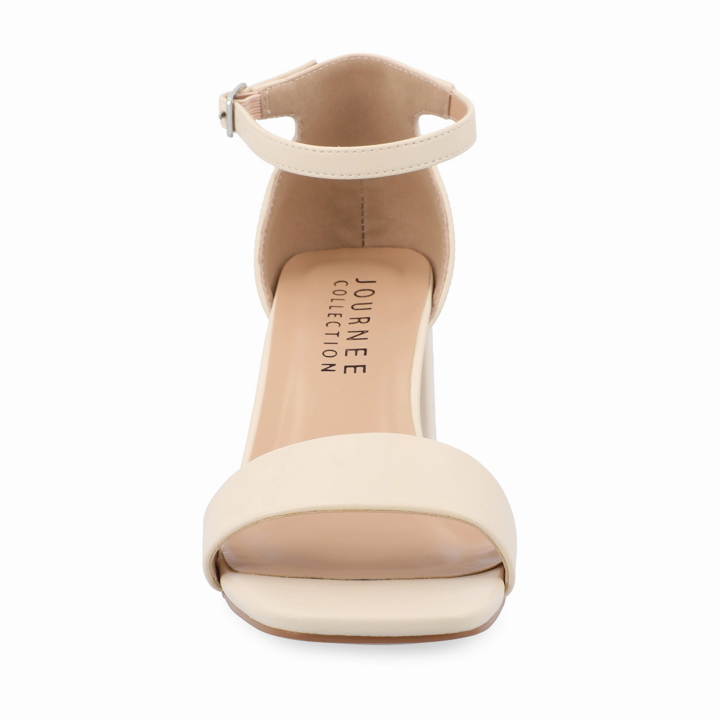 Journee Collection Women's Valenncia SuperNatural Shades Tru Comfort Foam Open Square Toe Ankle Strap Sandals