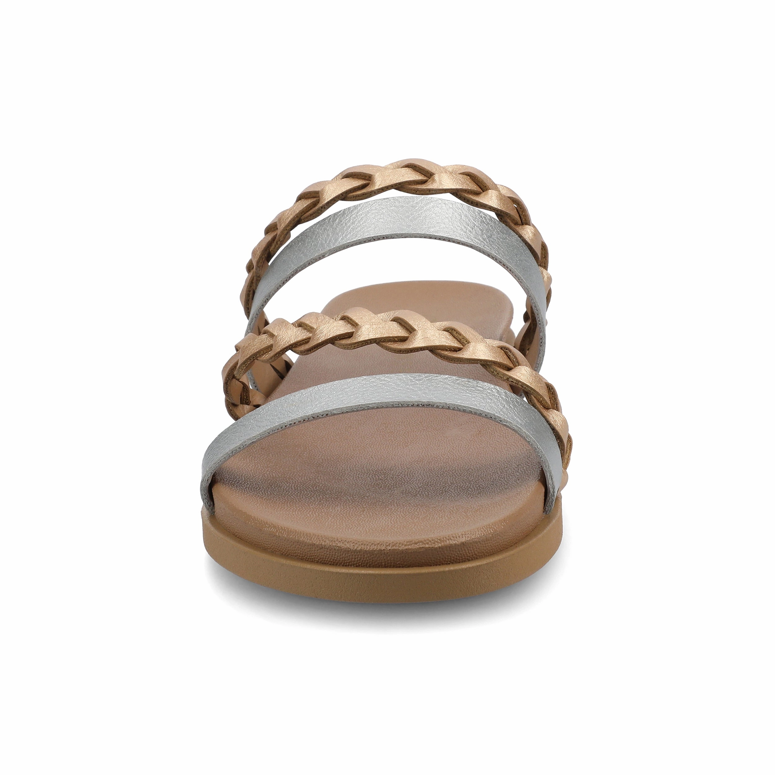 Journee Women's Colette Medium and Wide Width Flat Sandals