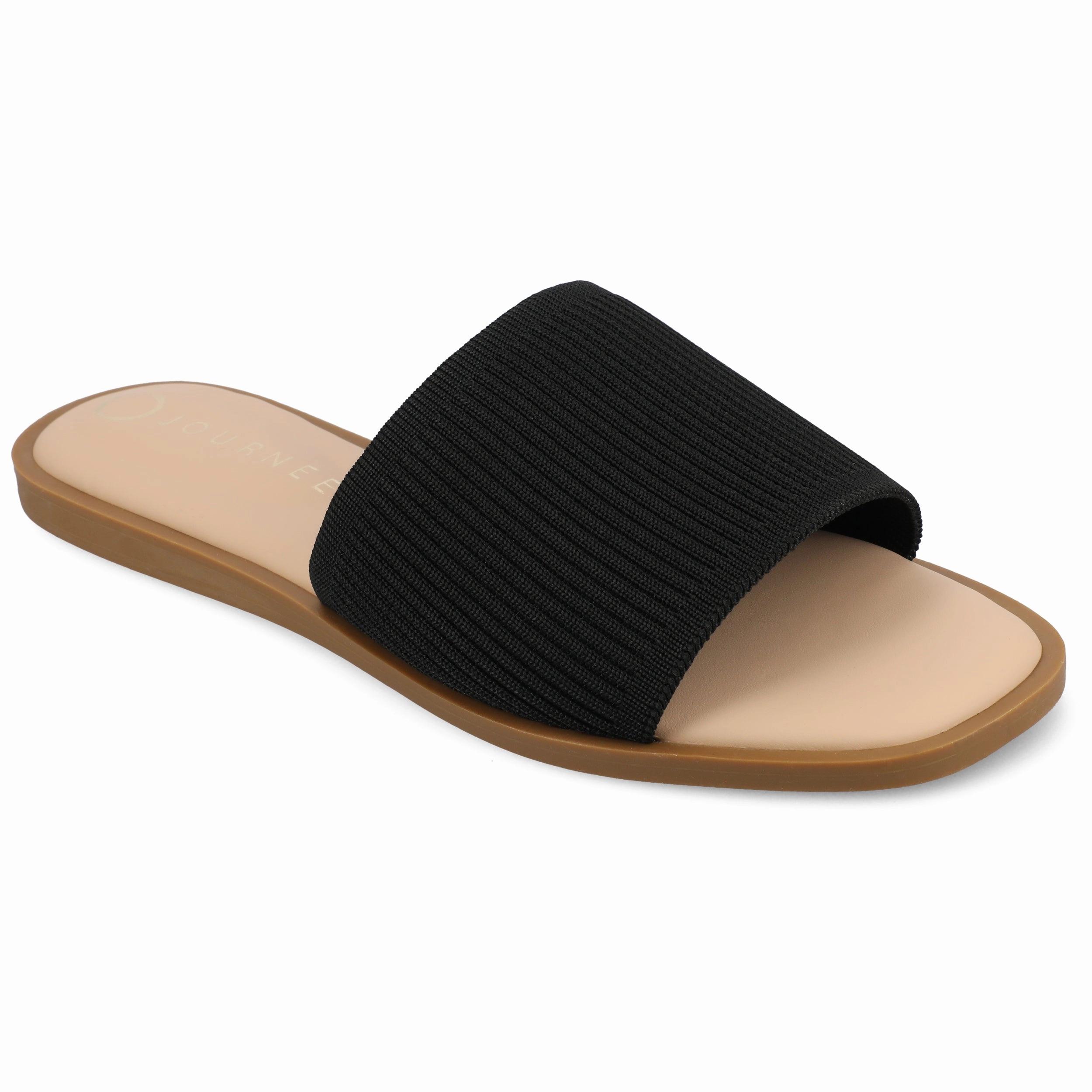 Journee Women's Prisilla Medium and Wide Width Flat Sandals