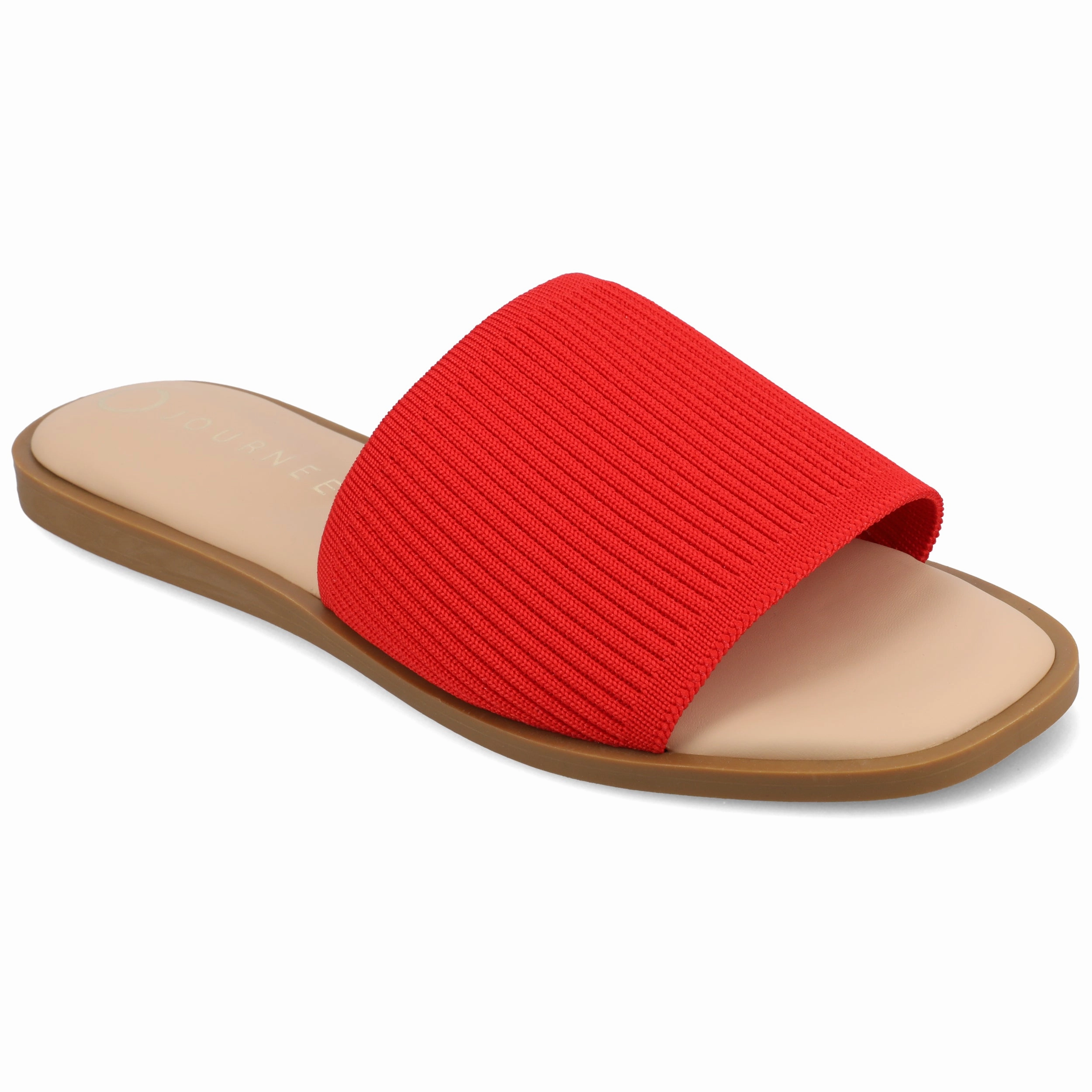 Journee Women's Prisilla Medium and Wide Width Flat Sandals