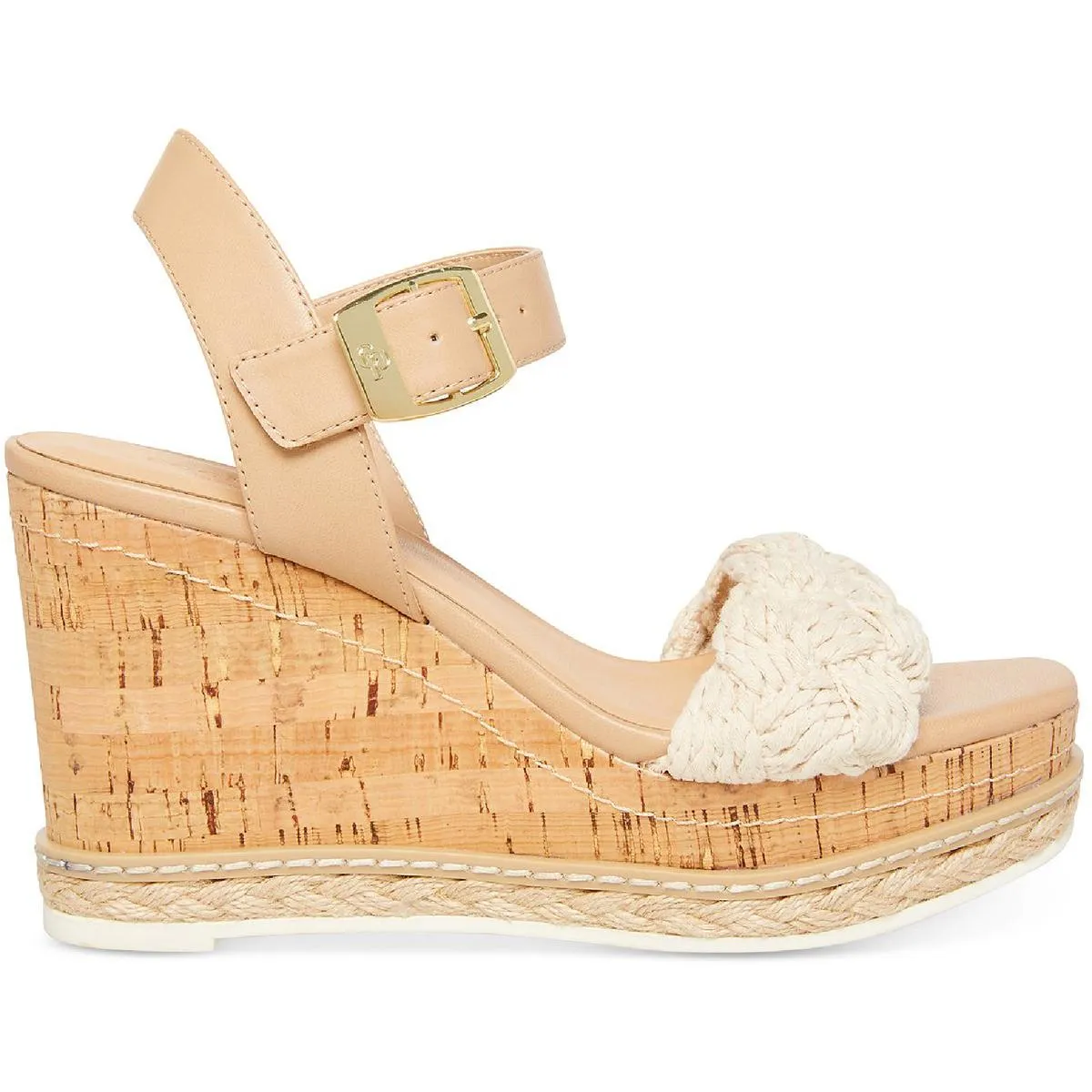 Junee Womens Open Toe Platform Ankle Strap