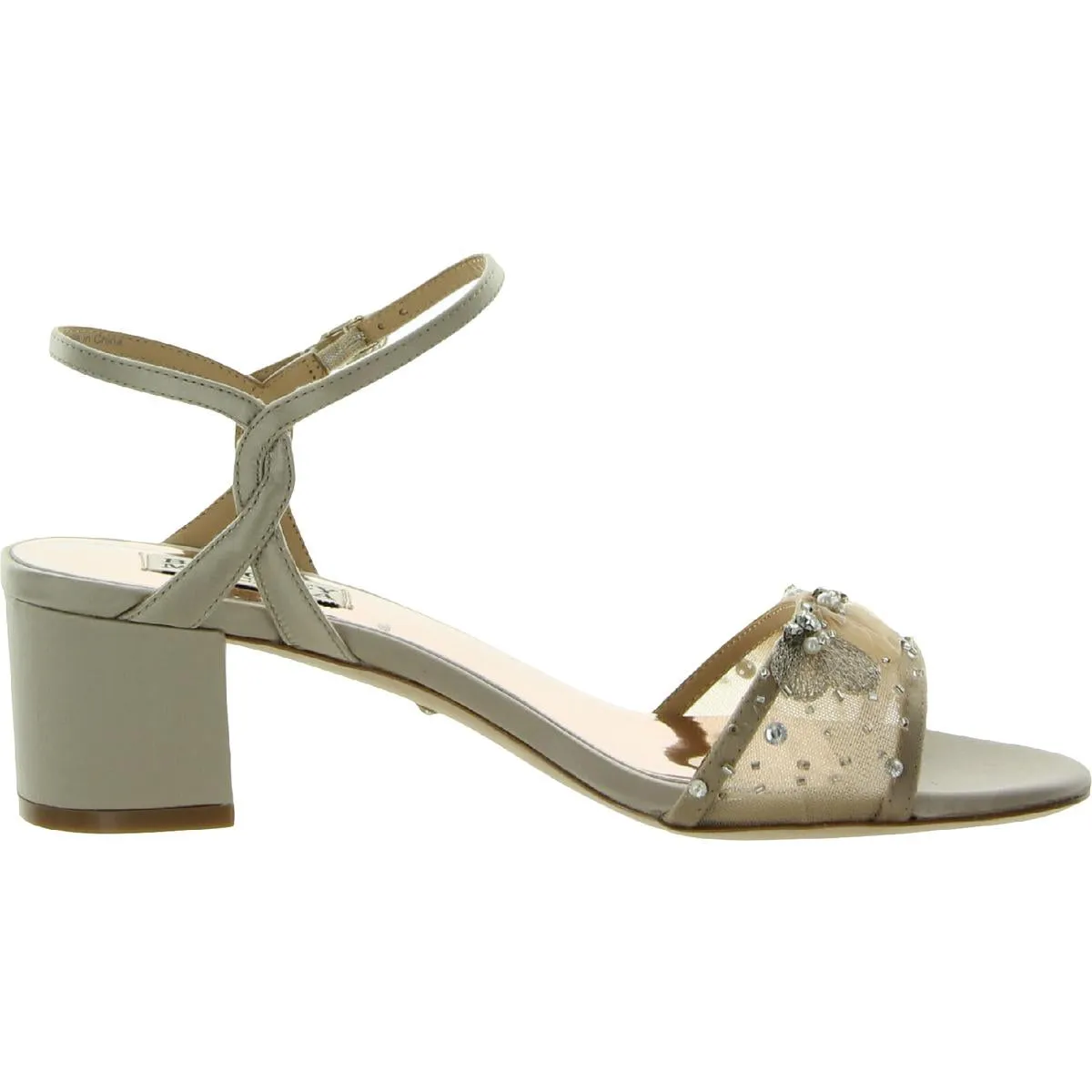 Karissa  Womens Rhinestone Slip On Heels