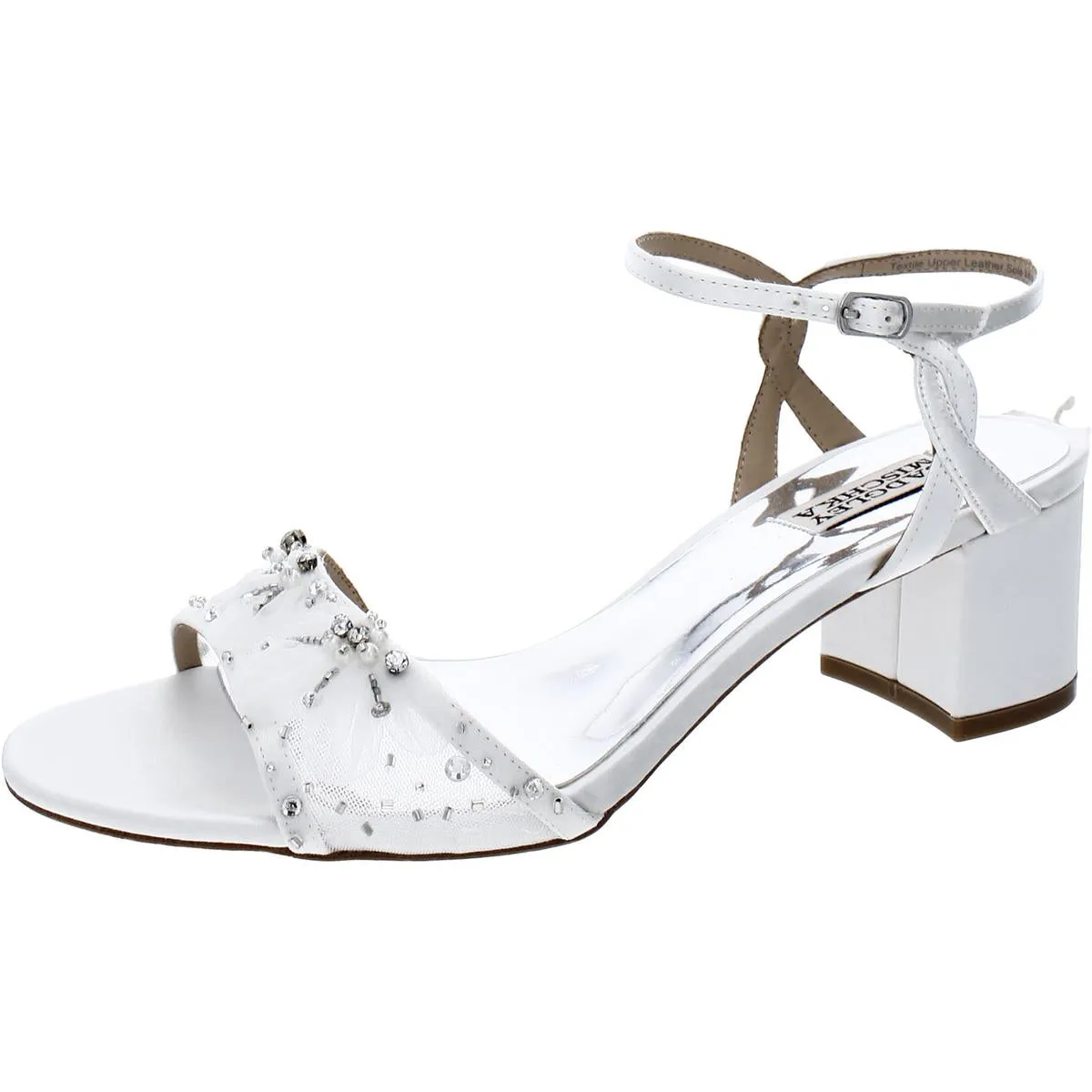 Karissa  Womens Rhinestone Slip On Heels