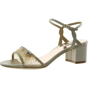Karissa  Womens Rhinestone Slip On Heels