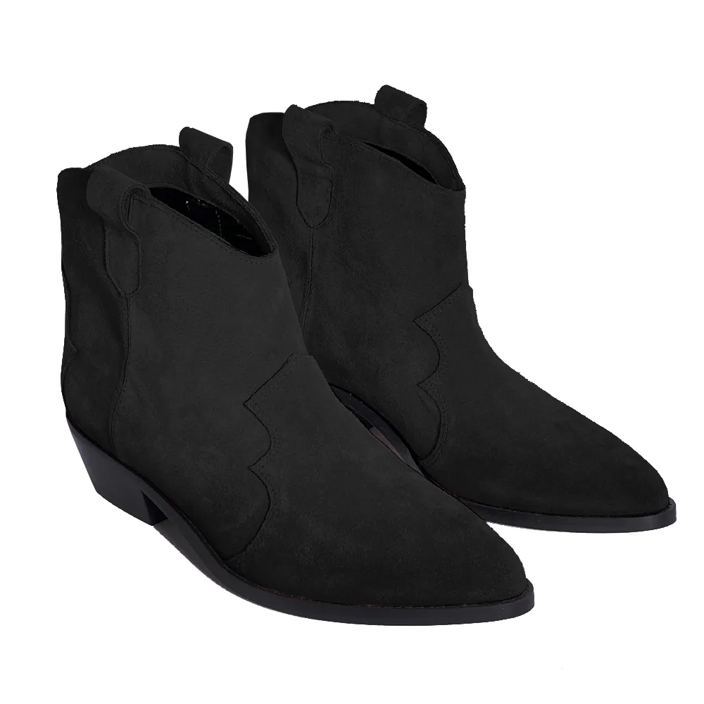 KENDAL BLACK SUEDE