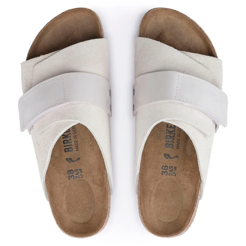 Kyoto Women - Antique White Nubuck and Suede Leather||Kyoto pour femmes - Nubuck et sude blanc antique