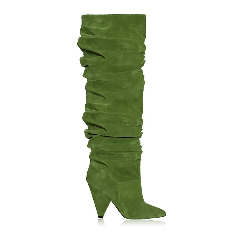KYRA GREEN SUEDE