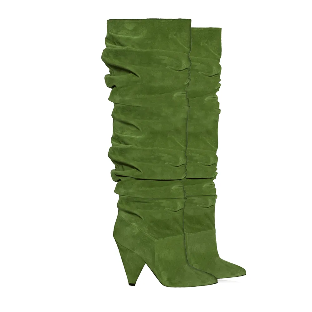 KYRA GREEN SUEDE