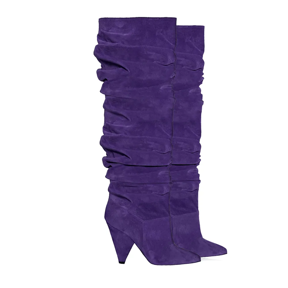 KYRA PURPLE SUEDE