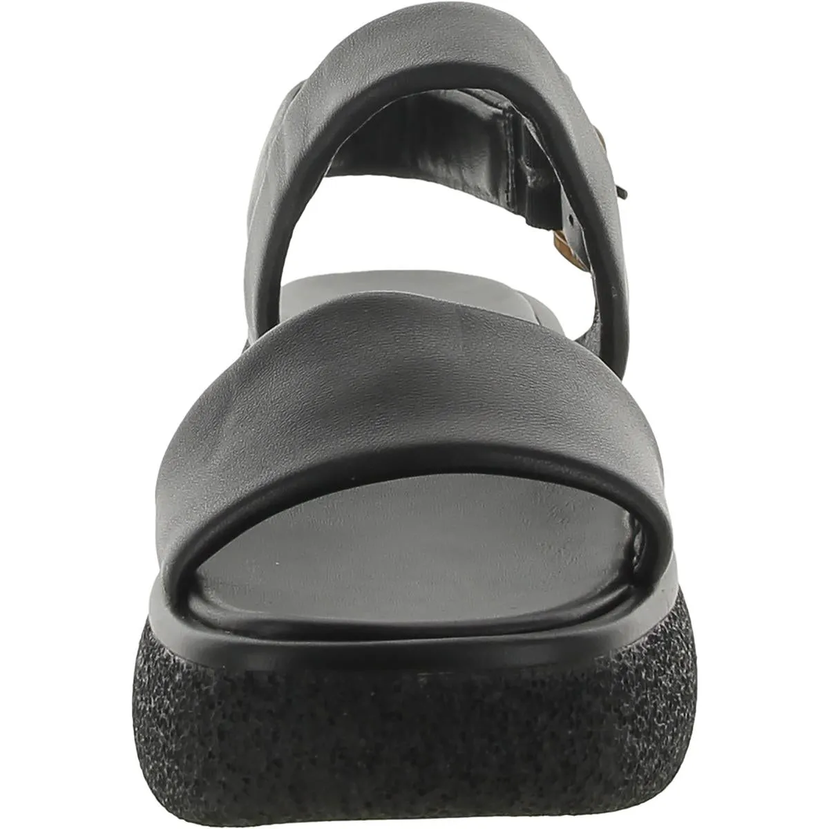 Laguna Womens Faux Leather Ankle Strap
