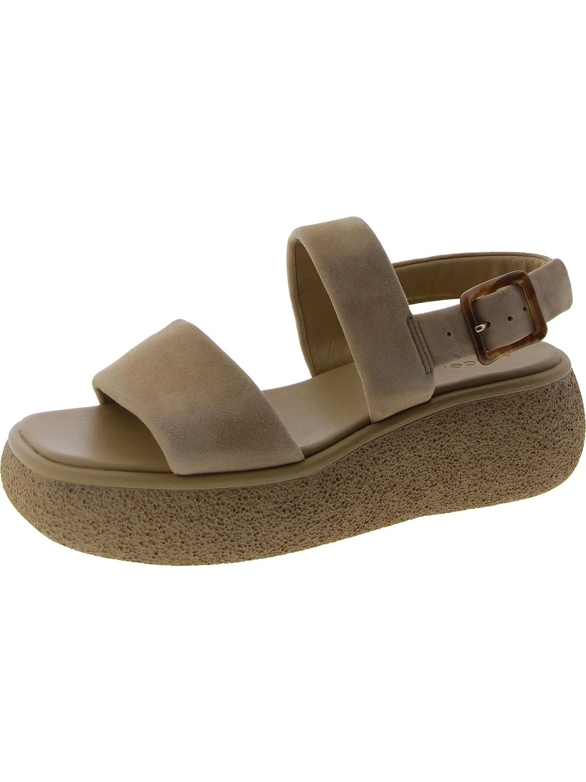Laguna Womens Faux Leather Ankle Strap