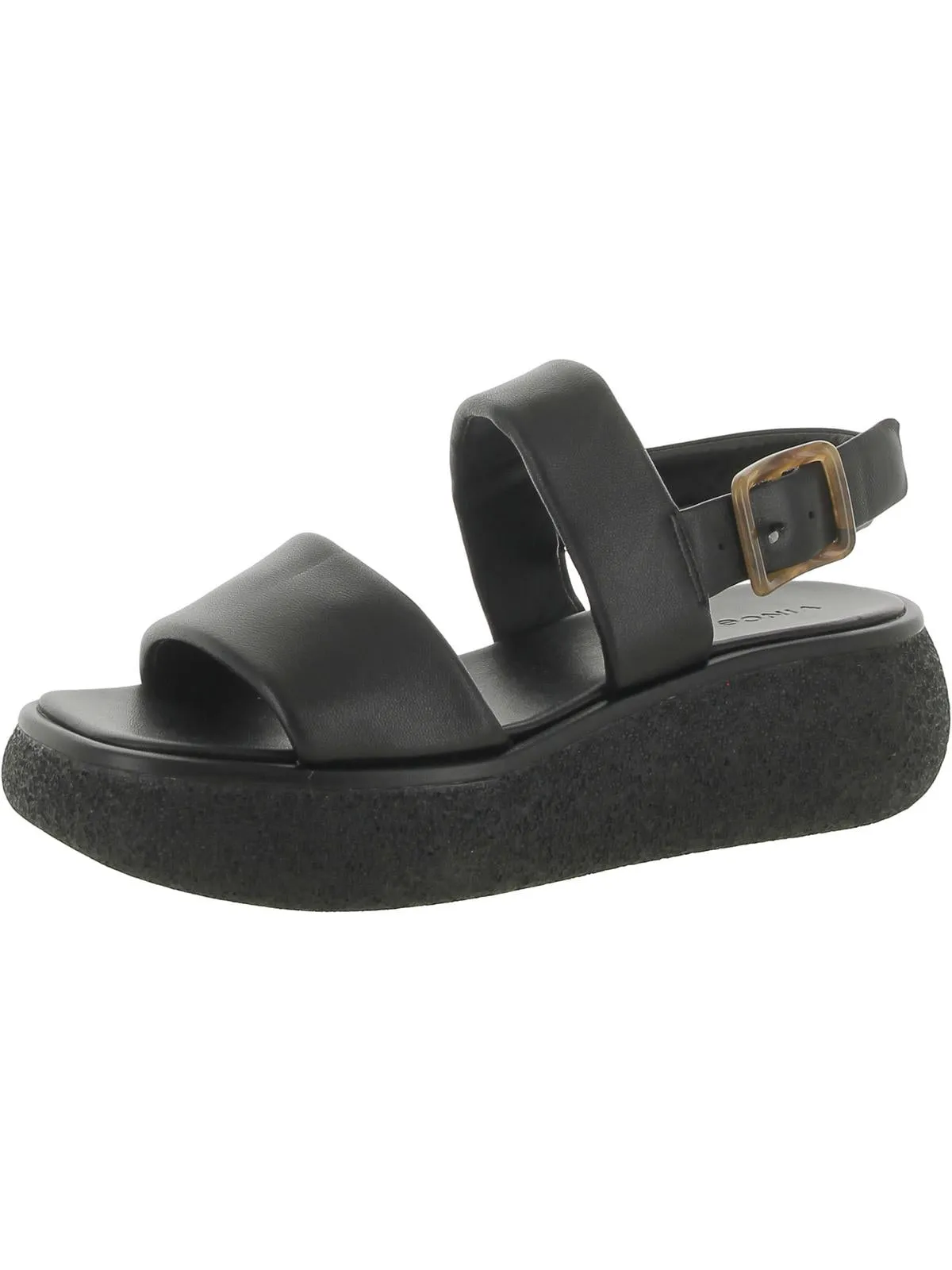 Laguna Womens Faux Leather Ankle Strap