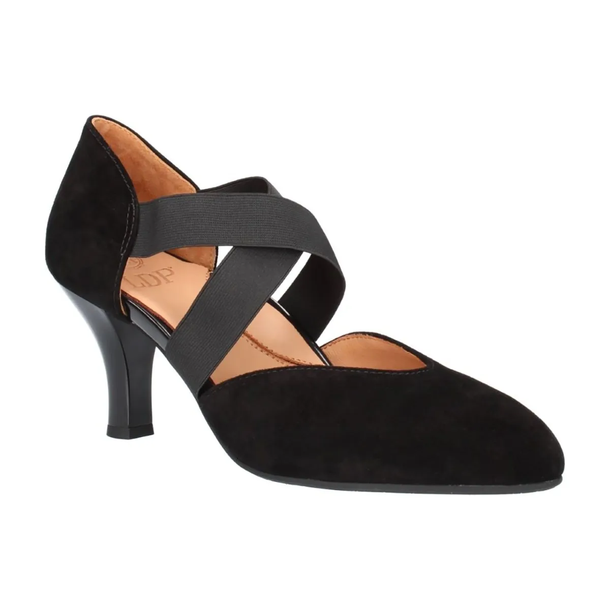 LAmour Des Pieds Women's Bishar Black Suede