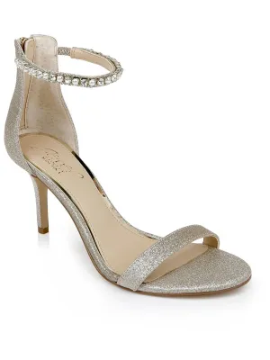 Landen Womens Glitter Ankle Heels