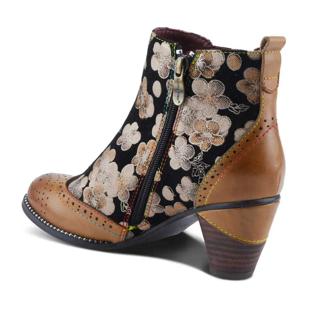 L'artiste By Spring Step Glynn Tan Multi Leather Boot (Women's)