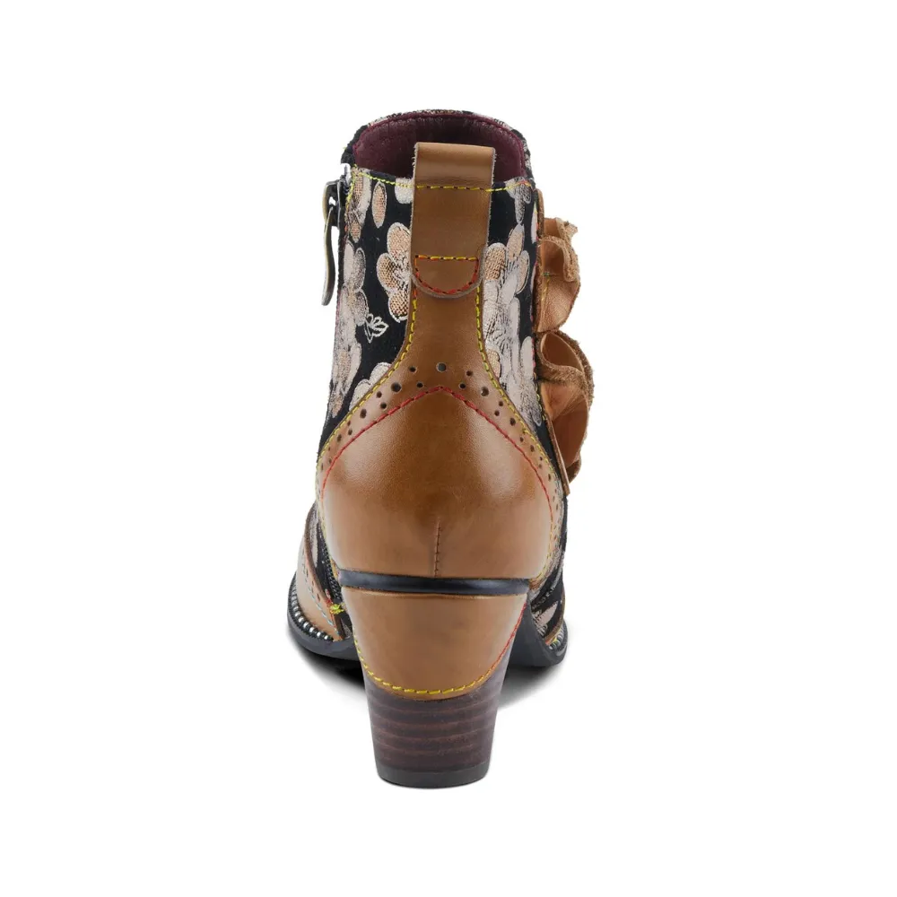 L'artiste By Spring Step Glynn Tan Multi Leather Boot (Women's)