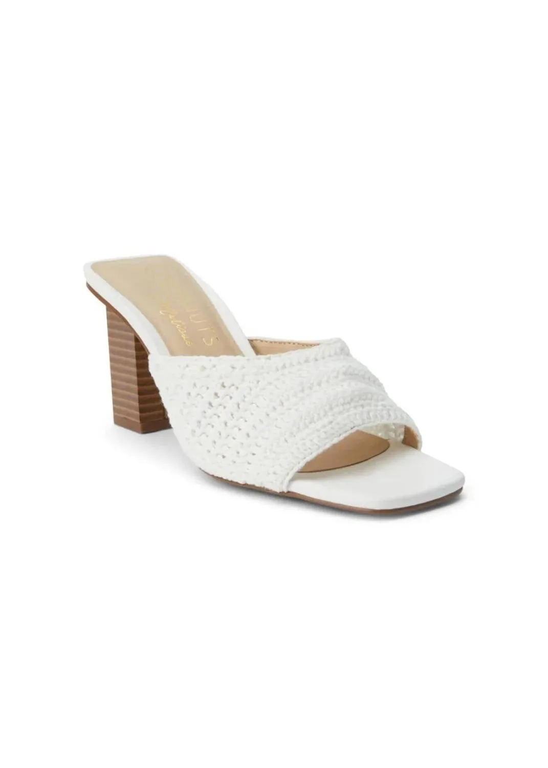 Layton Heeled Sandal In White