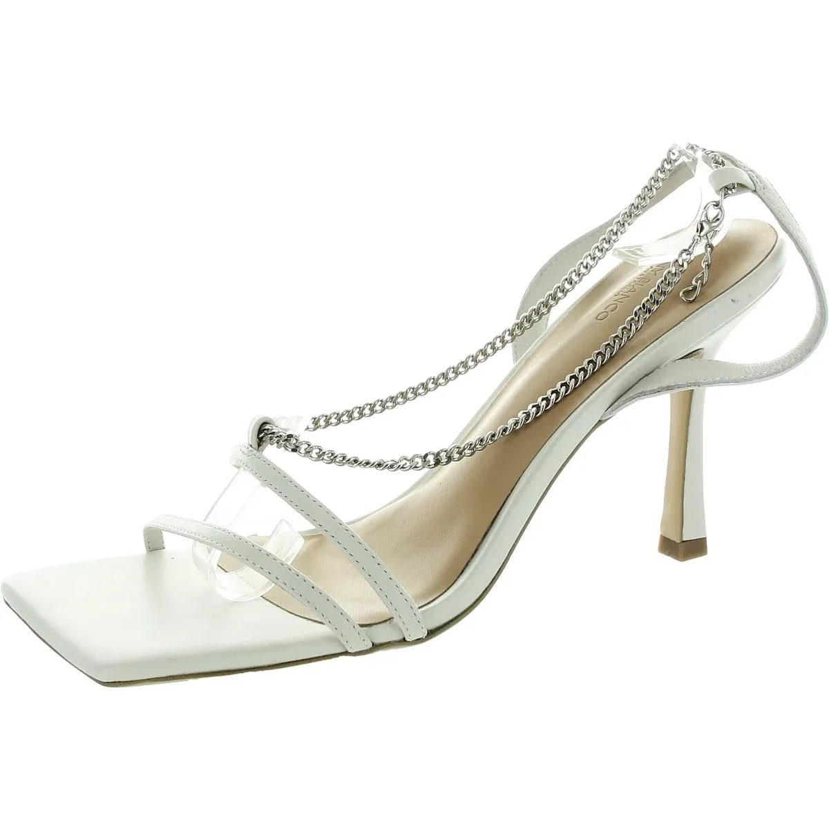 Lazaar Womens Strappy Leather Heels