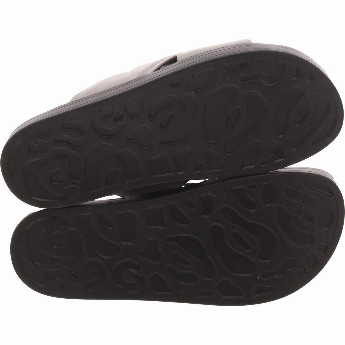 Linney Womens Leather Slip On Slide Sandals