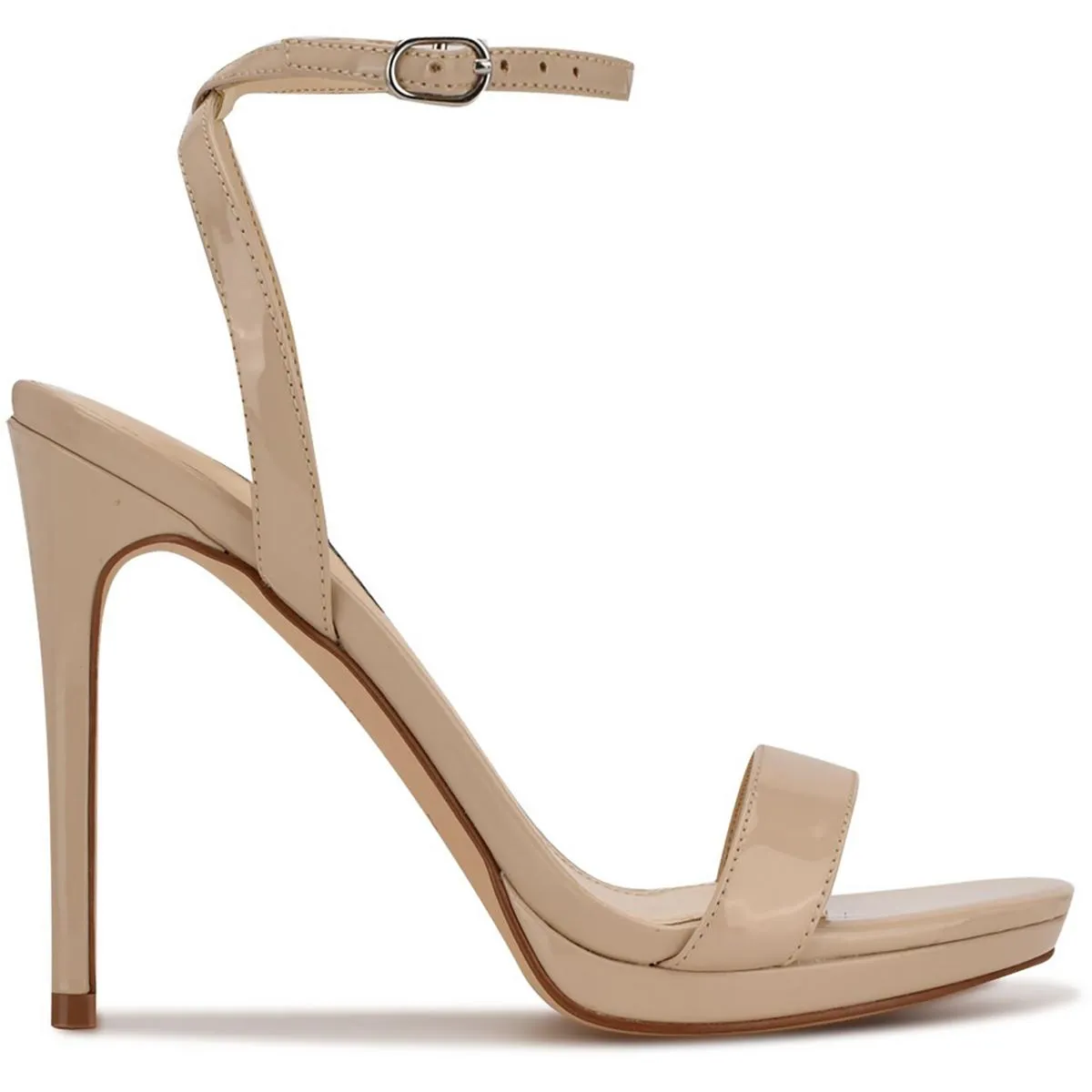 Loola 3 Womens Patent Round Toe Heels