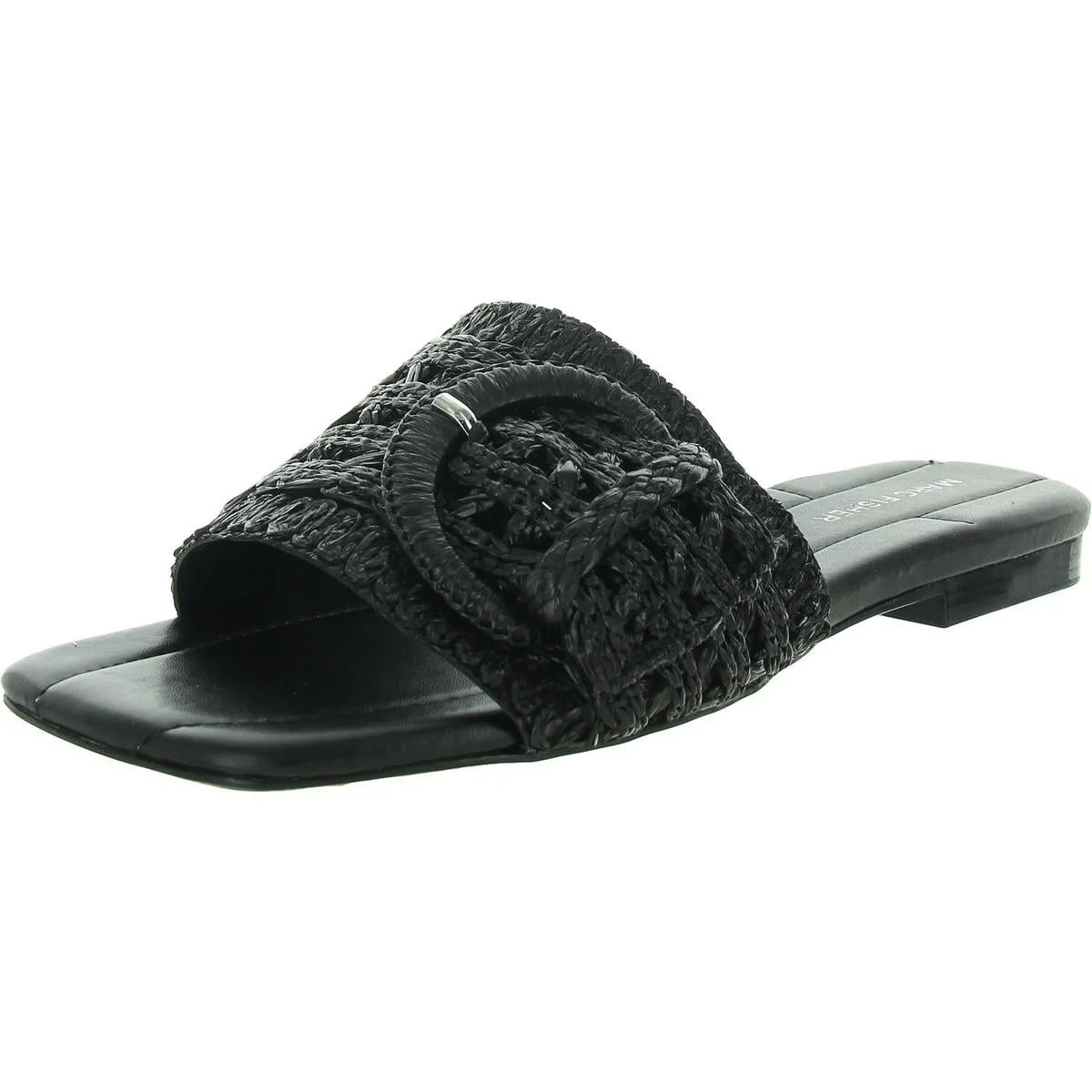 LOREE Womens Slip On Open Toe Slide Sandals