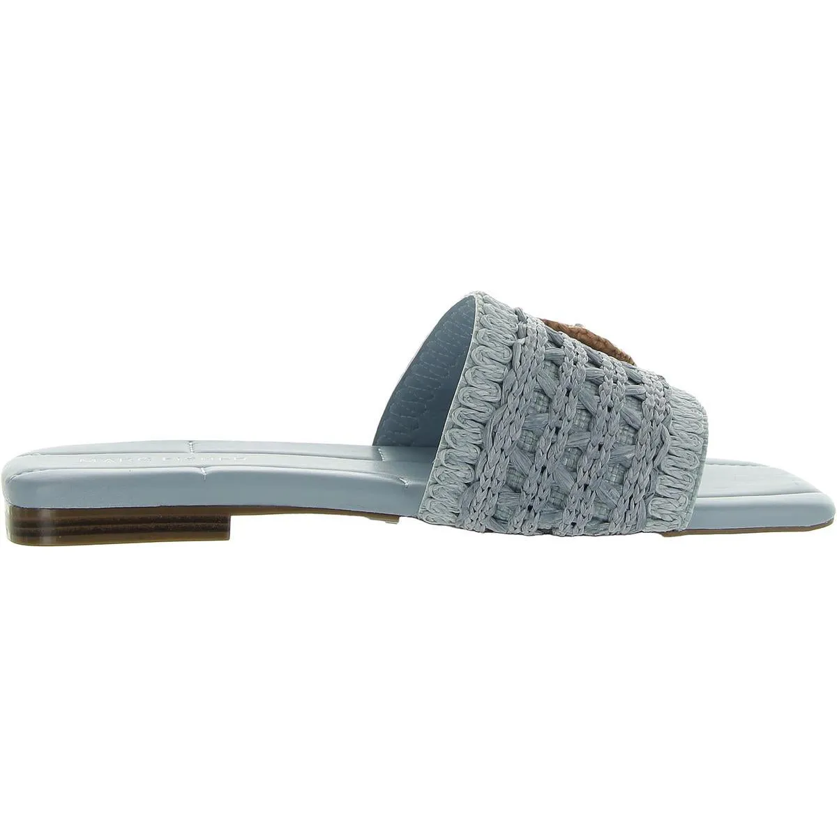 LOREE Womens Slip On Open Toe Slide Sandals