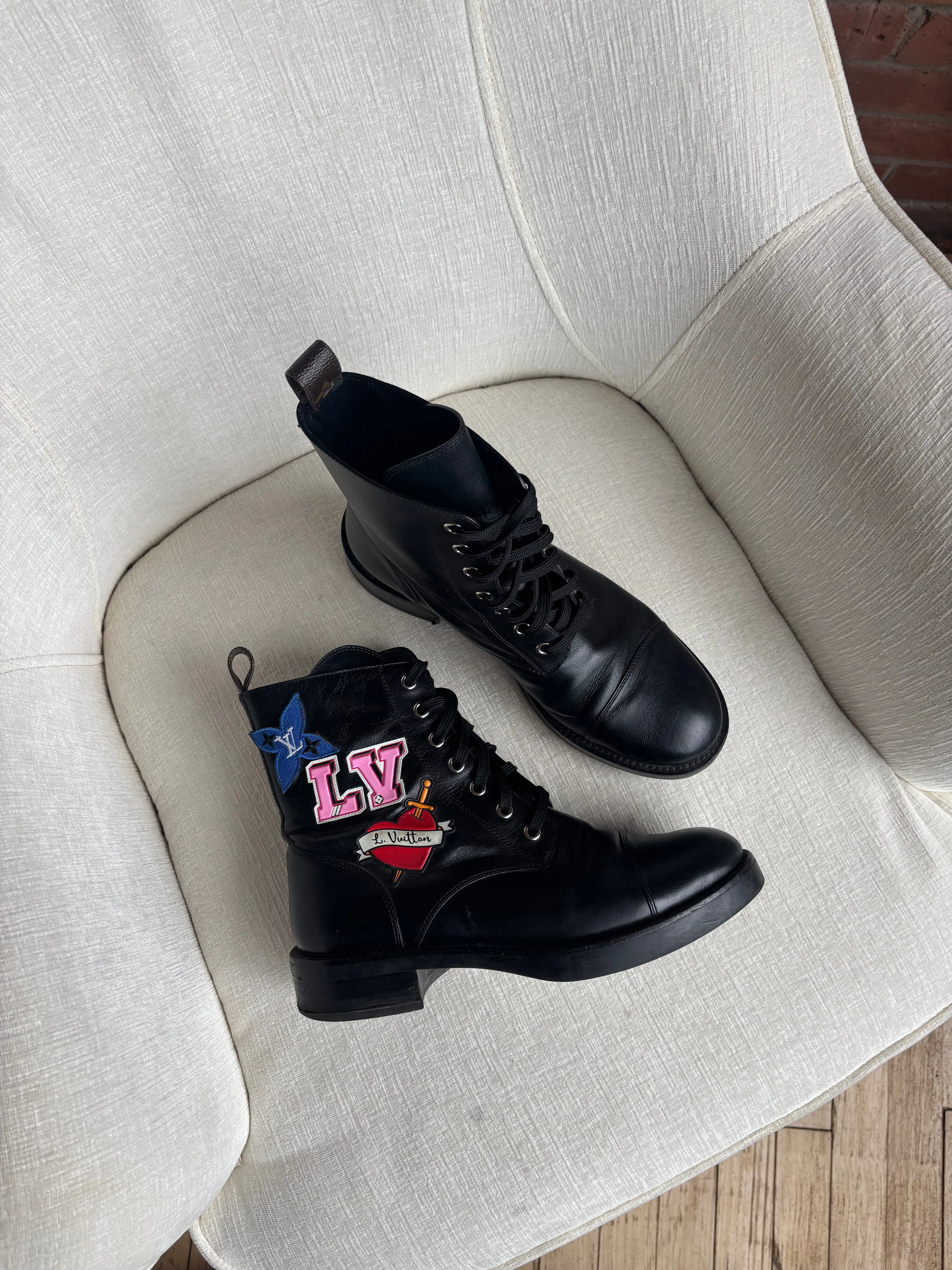 Louis Vuitton 'Flat Ranger' Boots - Women's 39.5