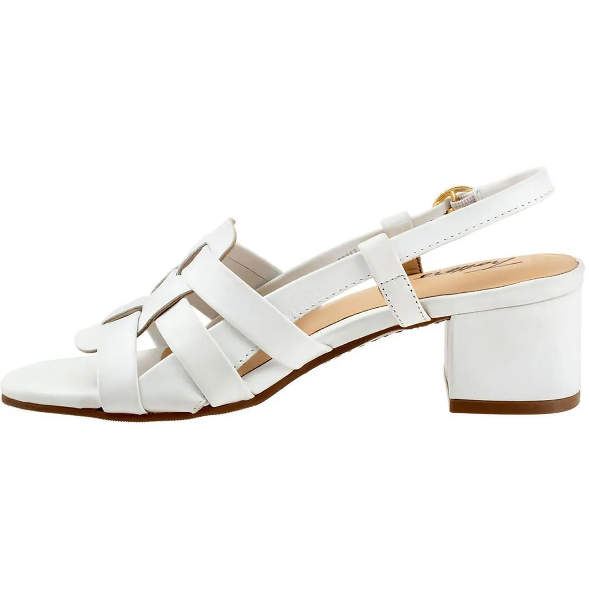 Luna Womens Leather Block Heel