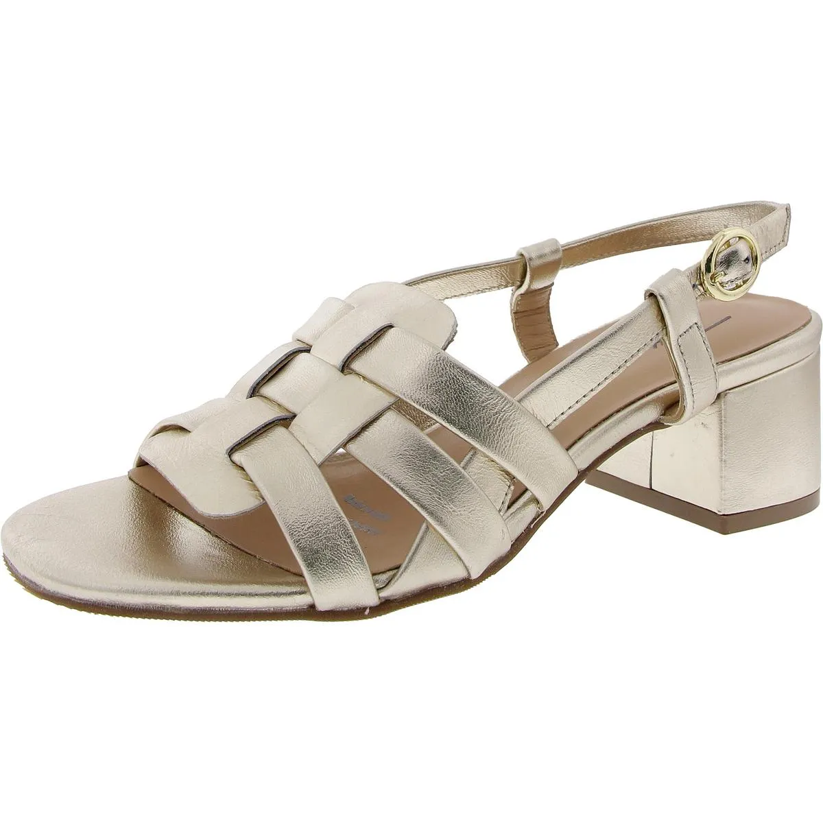 Luna Womens Leather Block Heel