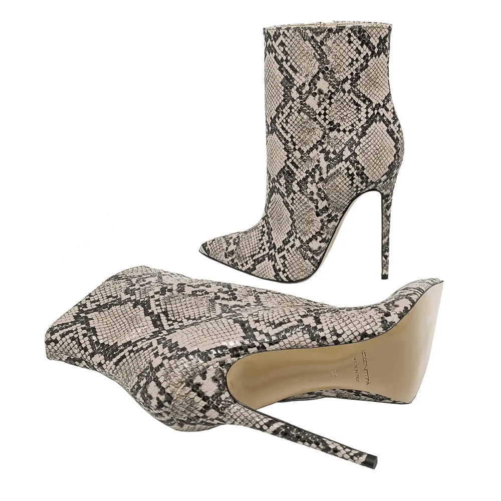 LYNDA SNAKESKIN BEIGE