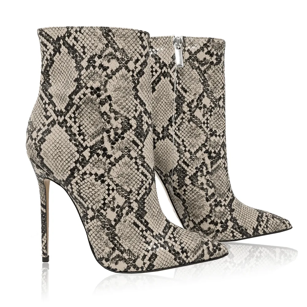 LYNDA SNAKESKIN BEIGE