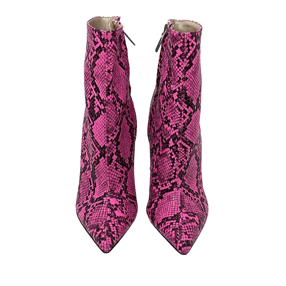 LYNDA SNAKESKIN FUCHSIA