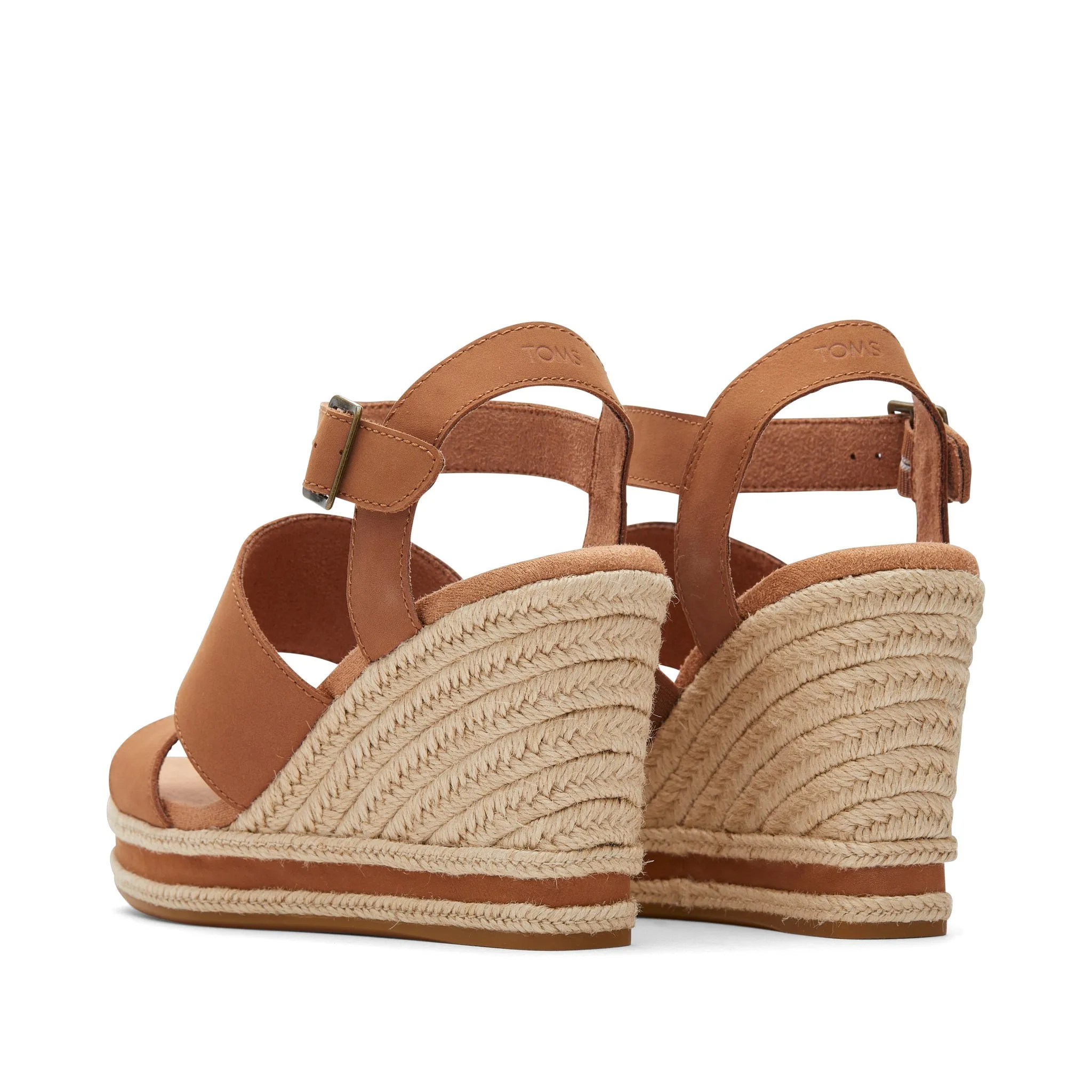 Madelyn Tan Leather Wedge Sandal