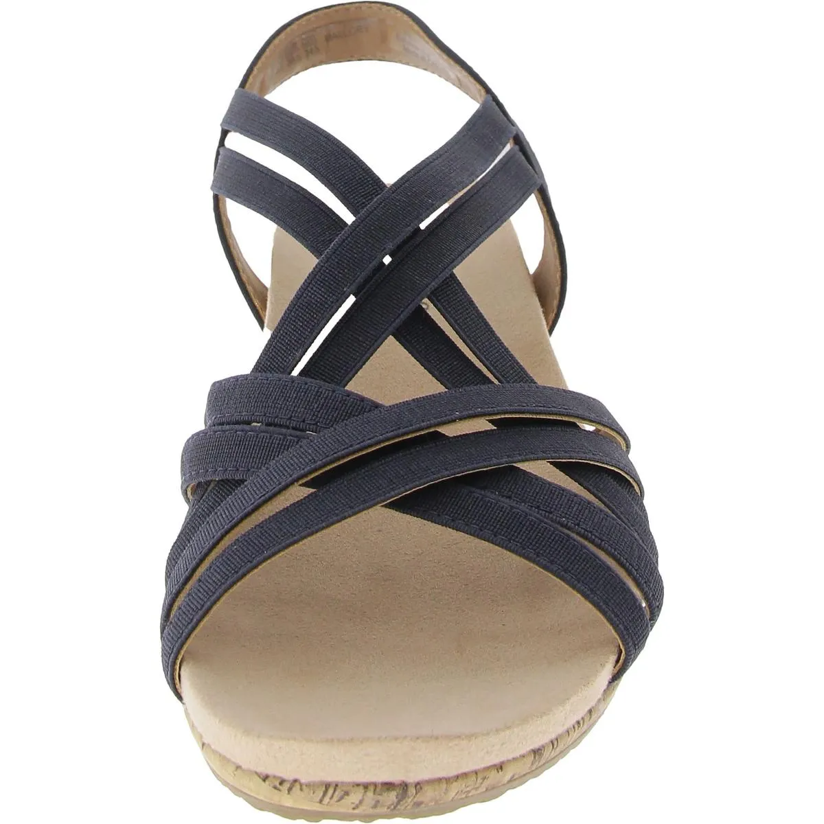 Mallory Womens Wedges Slip On Strappy Sandals