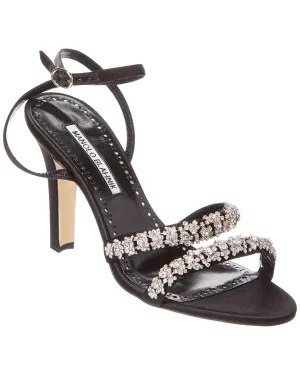 Manolo Blahnik Vedada 105 Satin Sandal