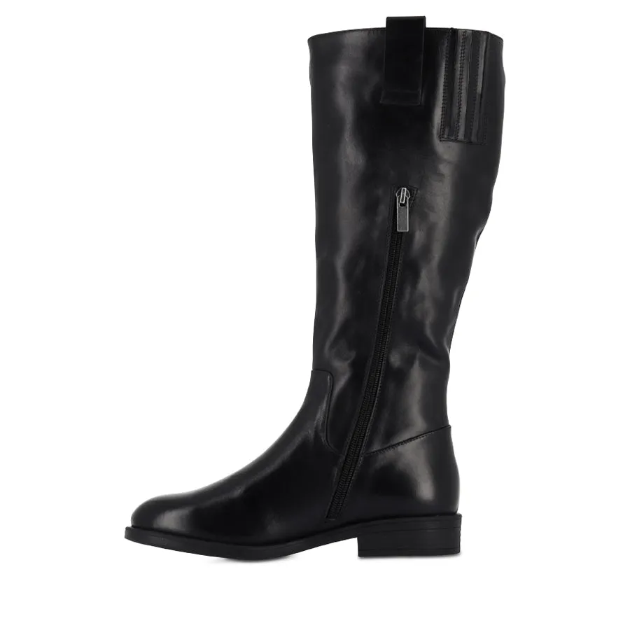 MATTEAT - BLACK LEATHER
