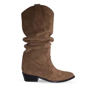 MEGGI BROWN SUEDE
