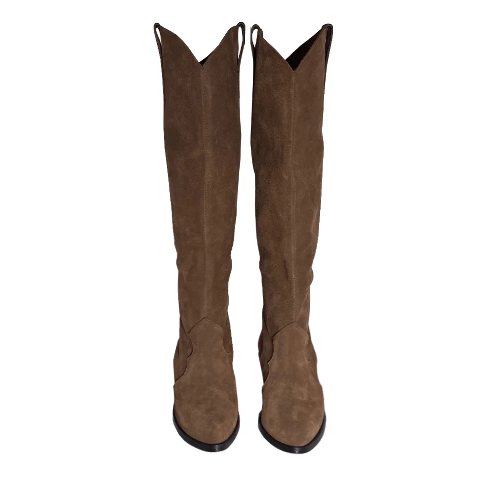 MEGGI BROWN SUEDE