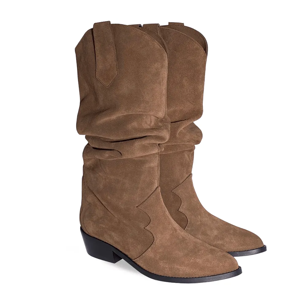 MEGGI BROWN SUEDE