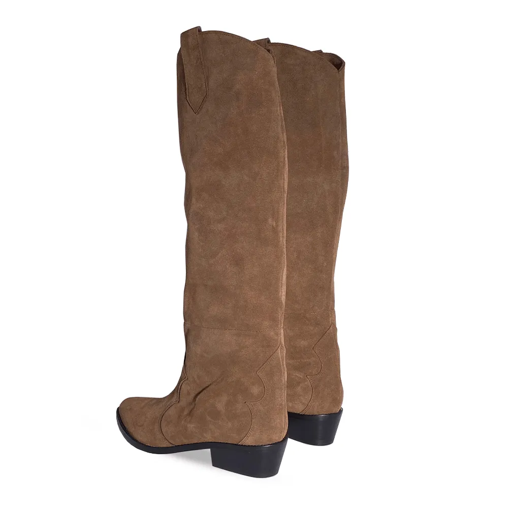 MEGGI BROWN SUEDE