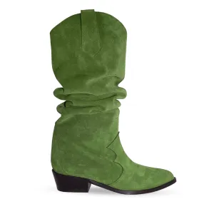 MEGGI GREEN SUEDE
