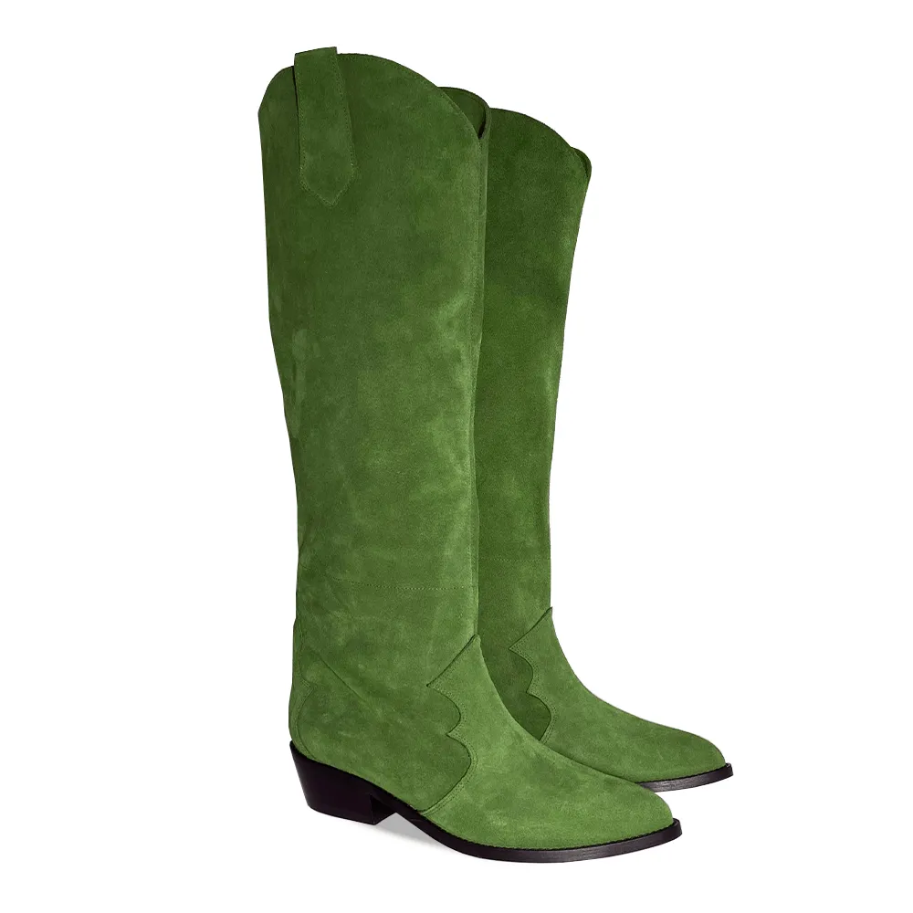 MEGGI GREEN SUEDE