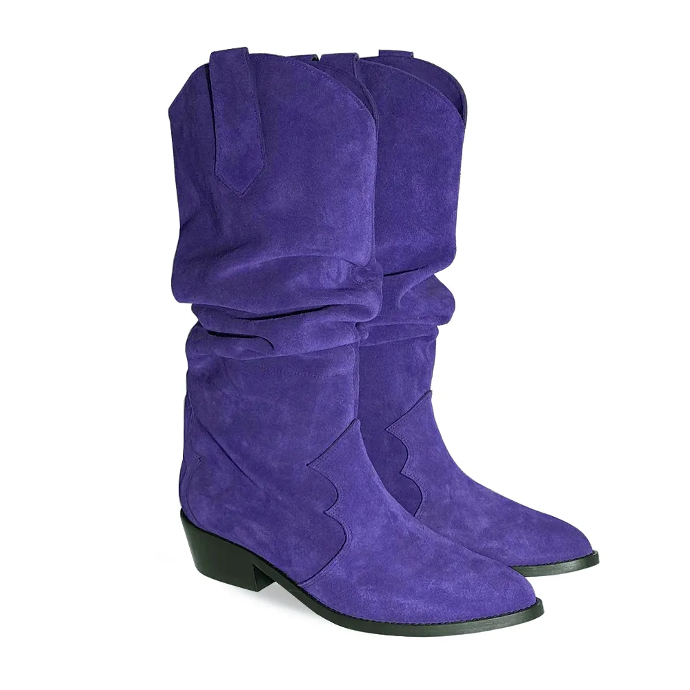 MEGGI PURPLE SUEDE