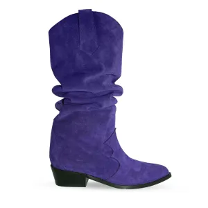 MEGGI PURPLE SUEDE