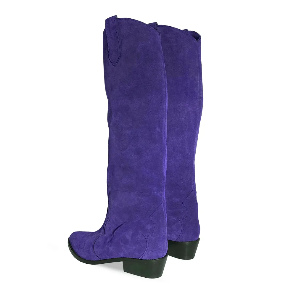 MEGGI PURPLE SUEDE