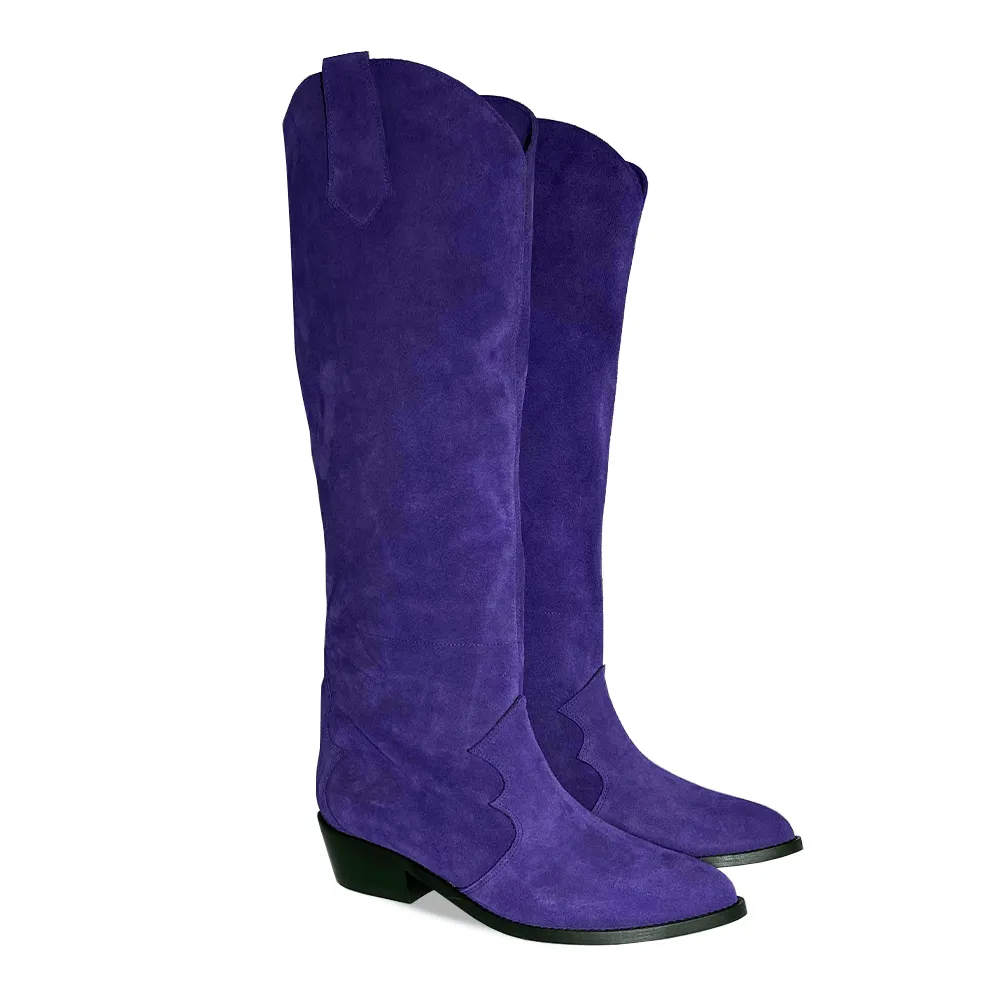 MEGGI PURPLE SUEDE